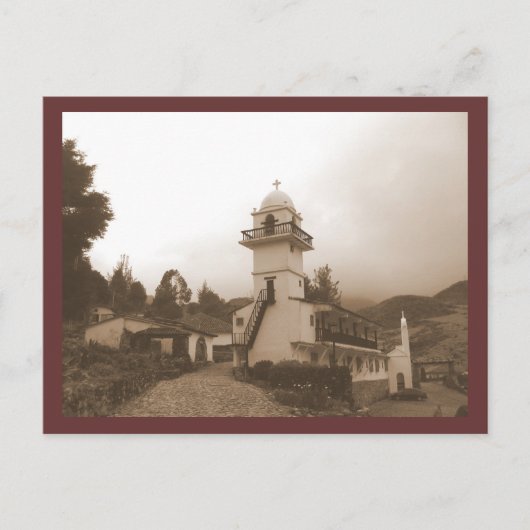 修道院ベネズエラアンデス山脈 ポストカード (正面)
