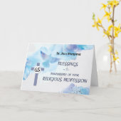 修道院六十五周年記念 カード (黄色い花)