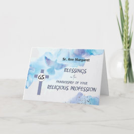 修道院六十五周年記念 カード