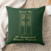 修道院創立50周年記念緑 クッション (ブランケット)