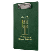 修道院創立50周年記念緑 クリップボード (左)