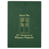 修道院創立50周年記念緑 クリップボード (裏面)