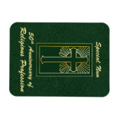 修道院創立50周年記念緑 マグネット (横)