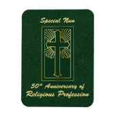 修道院創立50周年記念緑 マグネット (縦)