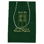 修道院創立50周年記念緑 ミディアムペーパーバッグ (裏面)