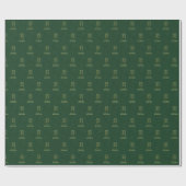 修道院創立50周年記念緑 ラッピングペーパー (フラット)