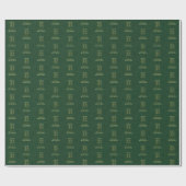 修道院創立50周年記念緑 ラッピングペーパー (フラット)