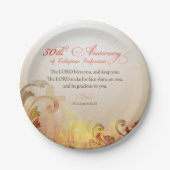 修道院創立50周年 ペーパープレート (正面)