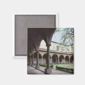 修道院回廊、1442年再建（写真） マグネット (正面/裏面)