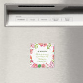 修道院宗教創立80周年記念水彩花 マグネット (インサイチュ (食洗機))