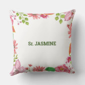 修道院15周年記念水彩花 クッション (裏面)