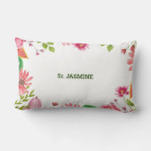 修道院15周年記念水彩花 ランバークッション (裏面)