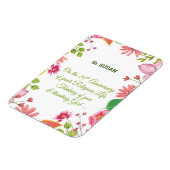 修道院20周年記念水彩花 マグネット (左側)