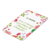 修道院45周年記念水彩花 マグネット (左側)