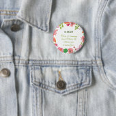 修道院50周年記念水彩花 缶バッジ (インサイチュ)