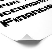 "修飾された監査の意見" ポスター (コーナー)