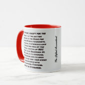 "修飾された監査の意見" マグカップ (正面左)