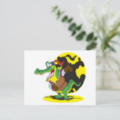 俳優おもしろい演技のキャラクター ポストカード (スタンド正面)