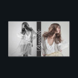 俳優とモデルDouble Photo Business Card 名刺<br><div class="desc">ストック写真を自分のヘッドショットまたはプロフェッショナル写真で置き換える。このモダン名刺テンプレートは、あなたの個人的なブランドのための完璧なプロフェッショナル印象である。© 1201AMクリエイティブ</div>