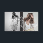 俳優とモデルDouble Photo Business Card 名刺<br><div class="desc">ストック写真を自分のヘッドショットまたはプロフェッショナル写真で置き換える。このモダン名刺テンプレートは、あなたの個人的なブランドのための完璧なプロフェッショナル印象である。© 1201AMクリエイティブ</div>