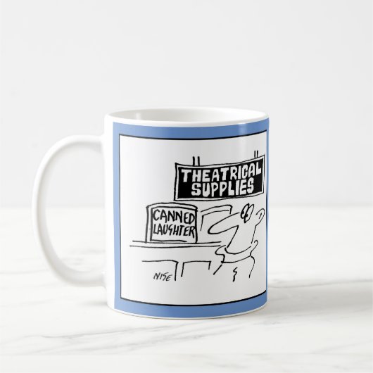 俳優と劇場用品の漫画。 コーヒーマグカップ (左)