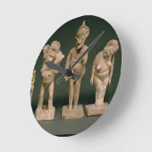 俳優と女優の彫像， Hellenistic, c ラウンド壁時計 (傾斜)