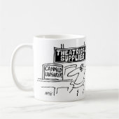 俳優と演技。演劇 コーヒーマグカップ (左)