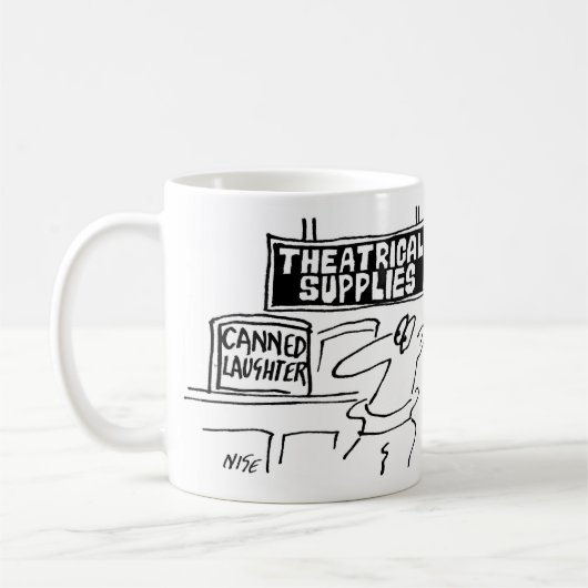 俳優と演技。演劇 コーヒーマグカップ (左)