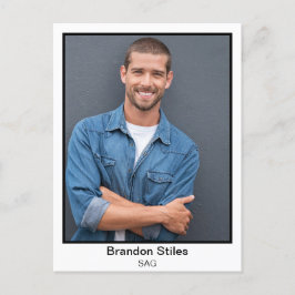 俳優のためのカスタム印刷ポストカード ポストカード