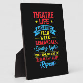 俳優のための演劇生活 フォトプラーク (側面)