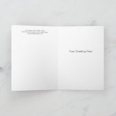 俳優のゴッドフリーTearleの挨拶状 カード (内部)