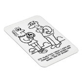 俳優のハムレット遊とプロデューサーの漫画 マグネット (右側)