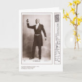 俳優のハーバートBeerbohmの木の挨拶状 カード (黄色い花)