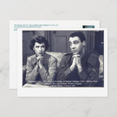 俳優のベネディクタ・リーとマイケル・アルドリッジ ポストカード (正面/裏面)