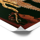 俳優のホールを示す赤姿の花瓶からの詳細 ポスター (角)