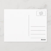 俳優の三頭立て ポストカード (裏面)