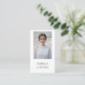 俳優の写真の会合媒体の上のモデルダンサーの終わり 名刺 (スタンド正面)