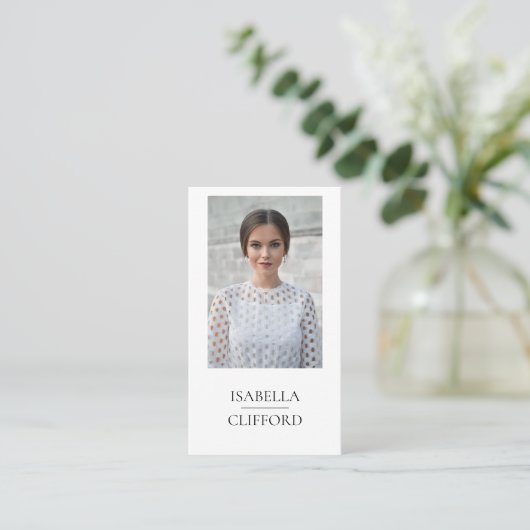 俳優の写真の会合媒体の上のモデルダンサーの終わり 名刺 (スタンド正面)