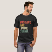 俳優の夫パパ伝説の父の日 Tシャツ (正面フル)