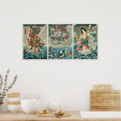 俳優の市川海老蔵5世不動明王 ポスター (キッチン)