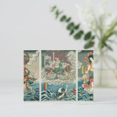 俳優の市川海老蔵5世不動明王 ポストカード (スタンド正面)