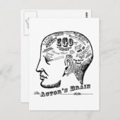 俳優の脳はがき ポストカード (正面/裏面)