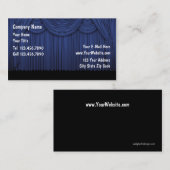 俳優の芸能人 名刺 (正面/裏面)