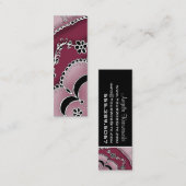 俳優のSkinny名刺テンプレート スキニー名刺 (正面/裏面)