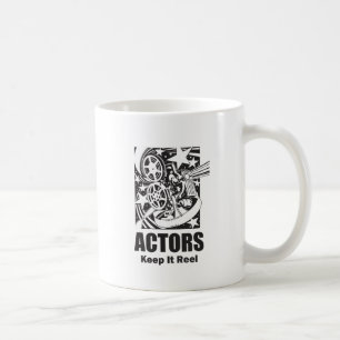俳優はそれを巻き枠保ちます コーヒーマグカップ