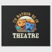 俳優はむしろ劇場にいたい ラッピングペーパー (フラット)