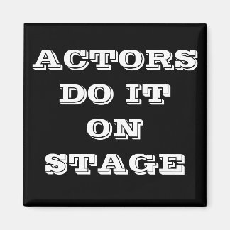 俳優はマグネットでそれをするステージ マグネット