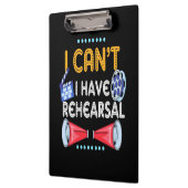 俳優はリハーサルできない クリップボード (左)