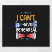 俳優はリハーサルできない ビールラベル (シングルラベル)