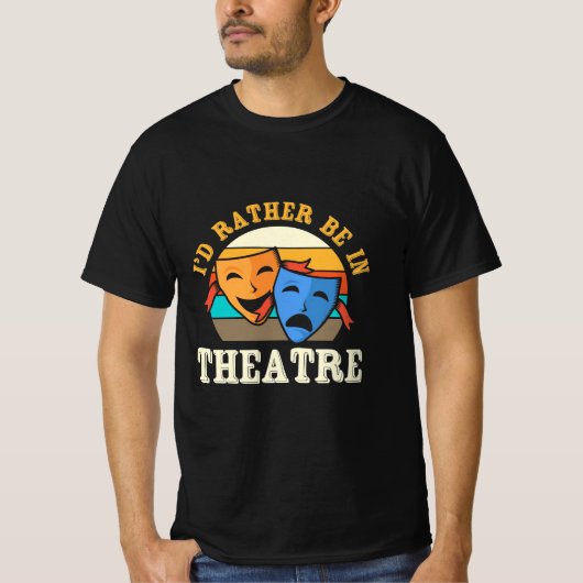 俳優は演劇に出たがる Tシャツ (正面)